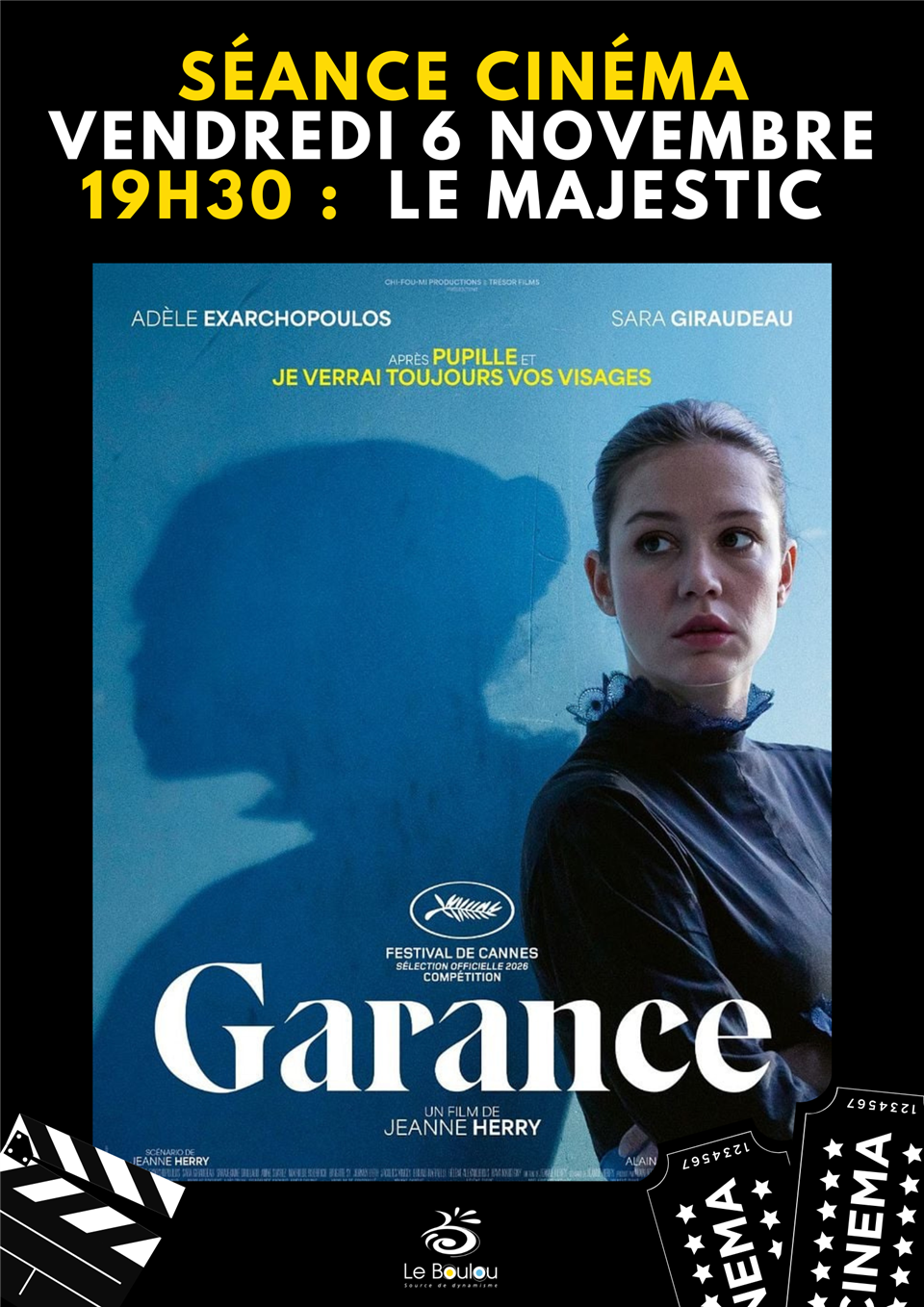 Séance cinéma "garance"