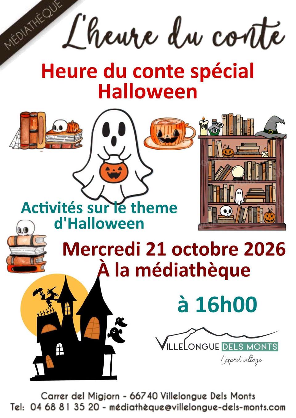 L’heure du conte - special halloween