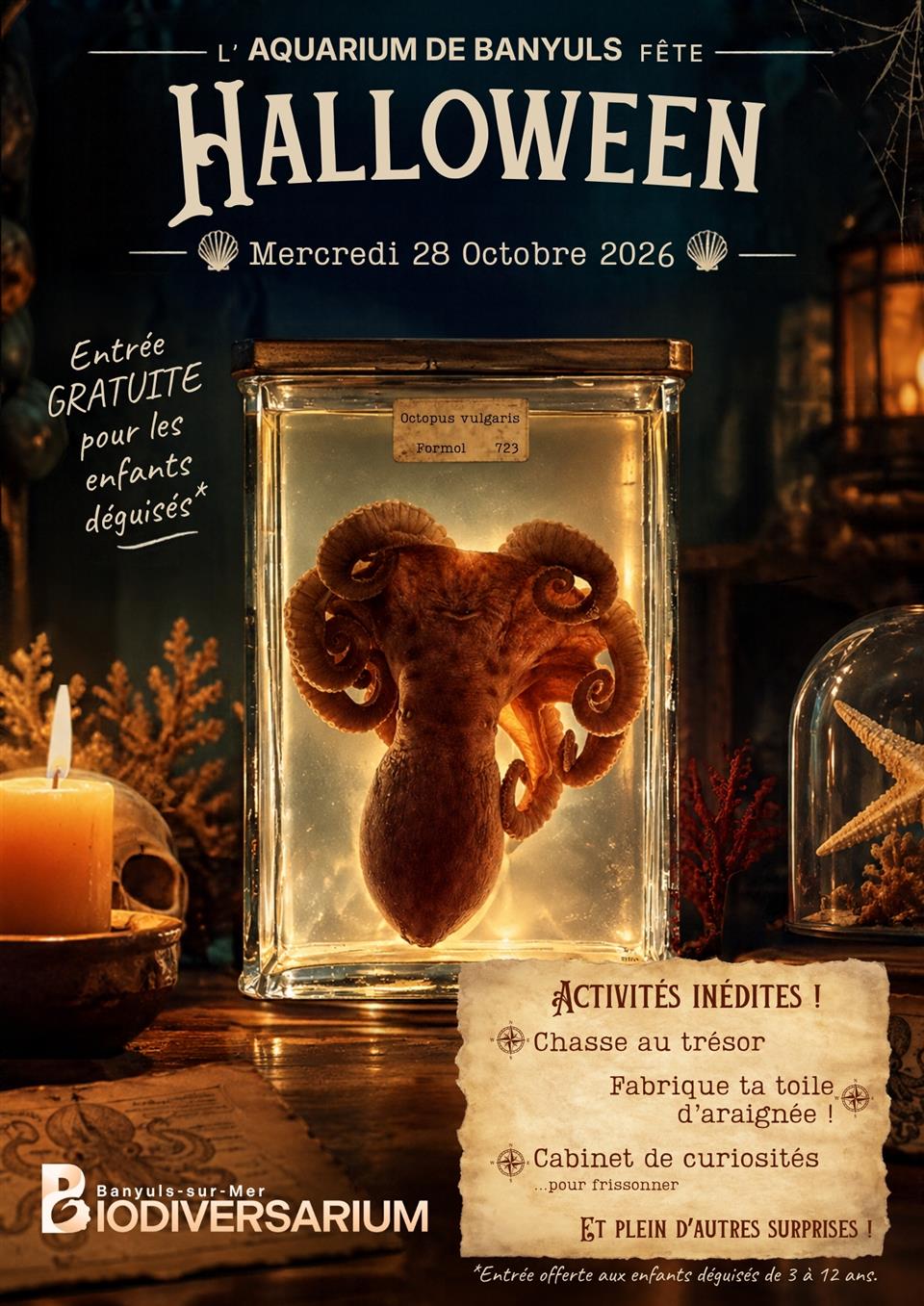 Halloween à l’aquarium