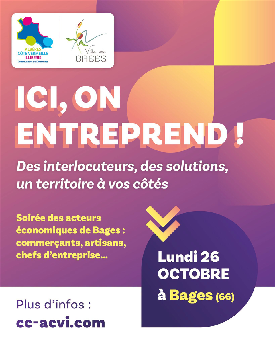 Soirée des acteurs économiques de Bages
