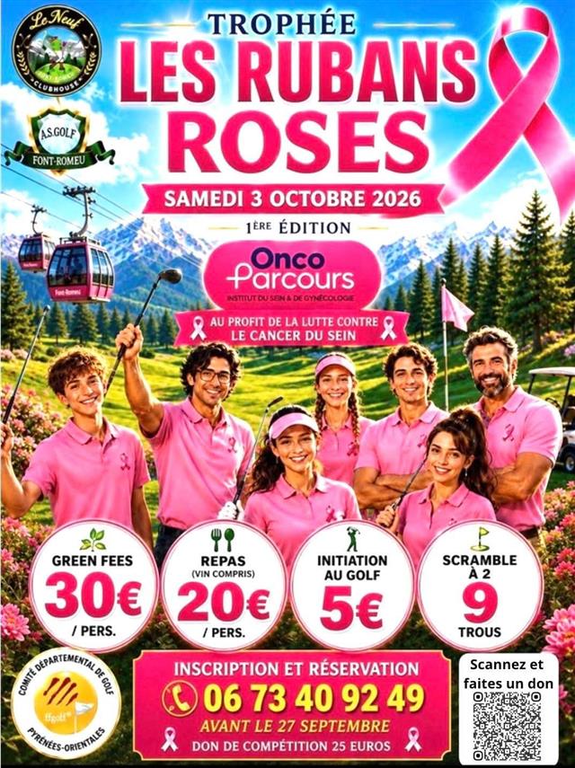 Trophée les rubans roses à font-romeu
