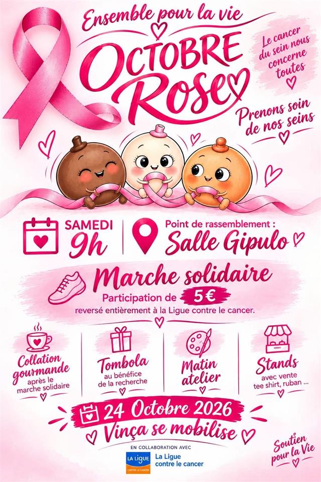 Octobre rose: Marche solidaire