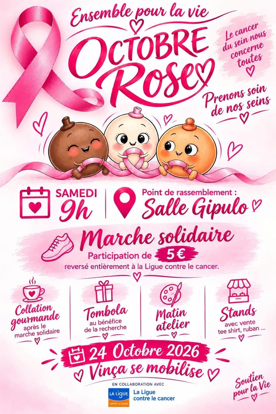 Octobre rose: Marche solidaire