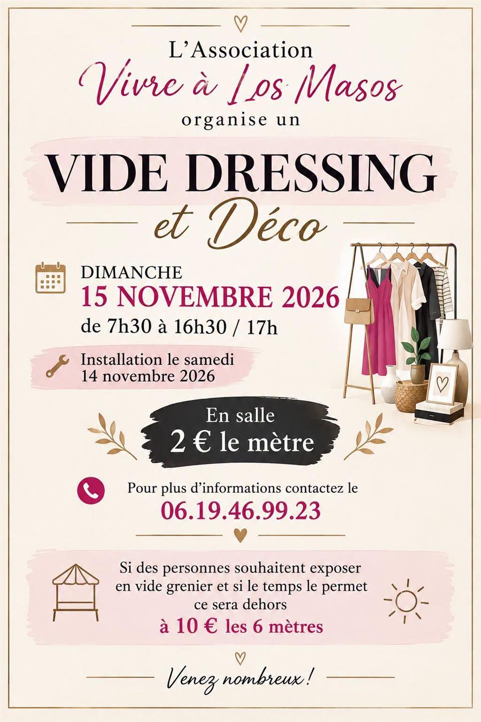 Vide dressing et déco