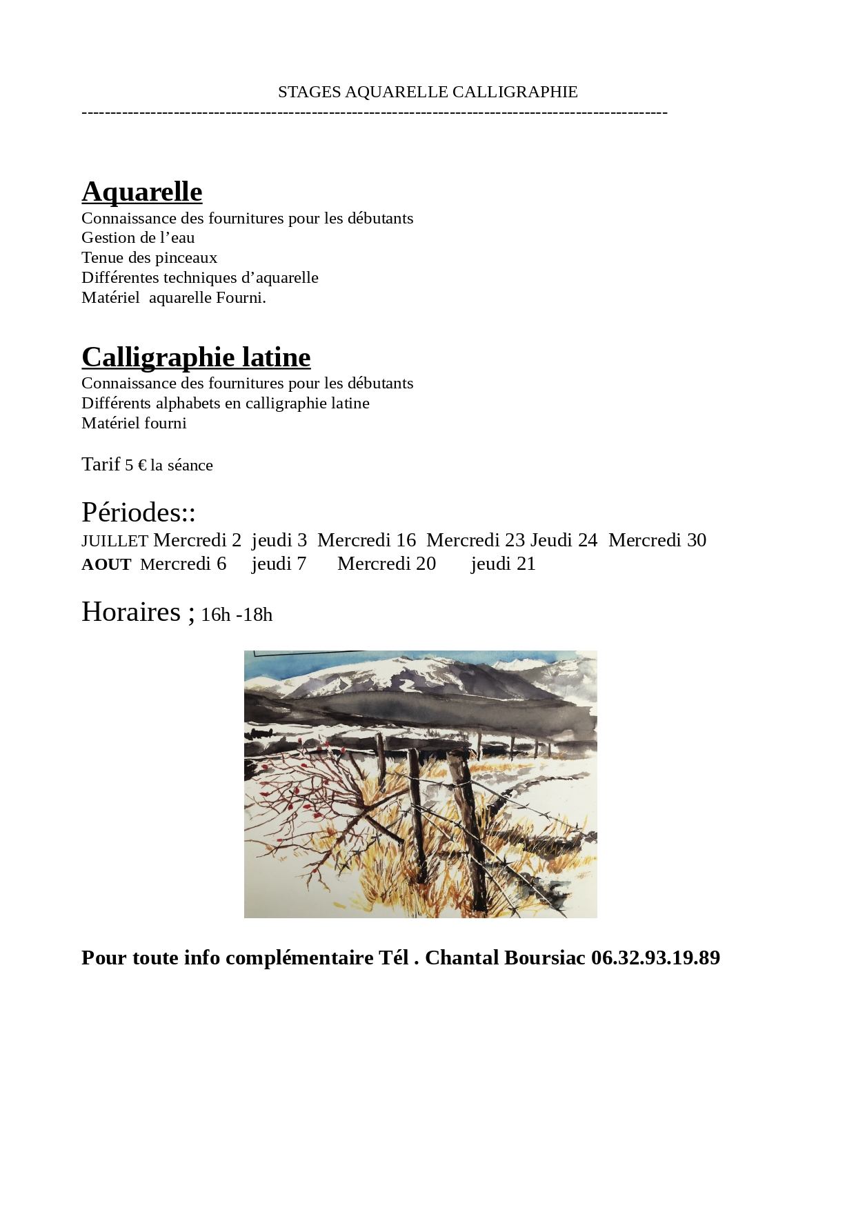 ATELIER AQUARELLE