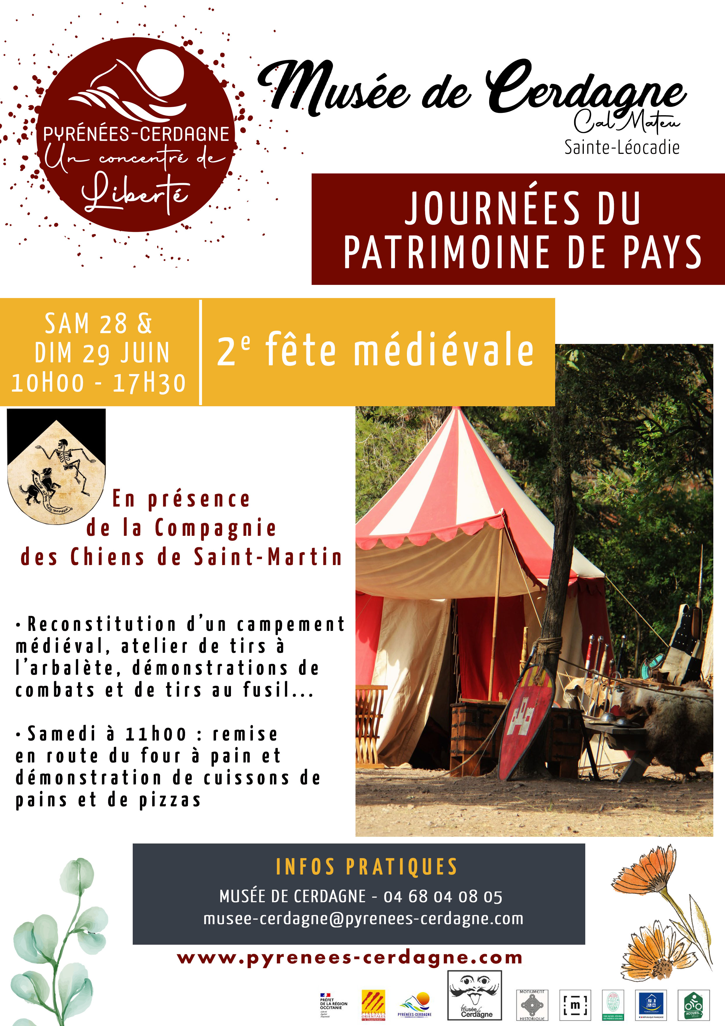 JOURNEES DU PATRIMOINE DE PAYS – 2EME FÊTE MÉDIÉVALE