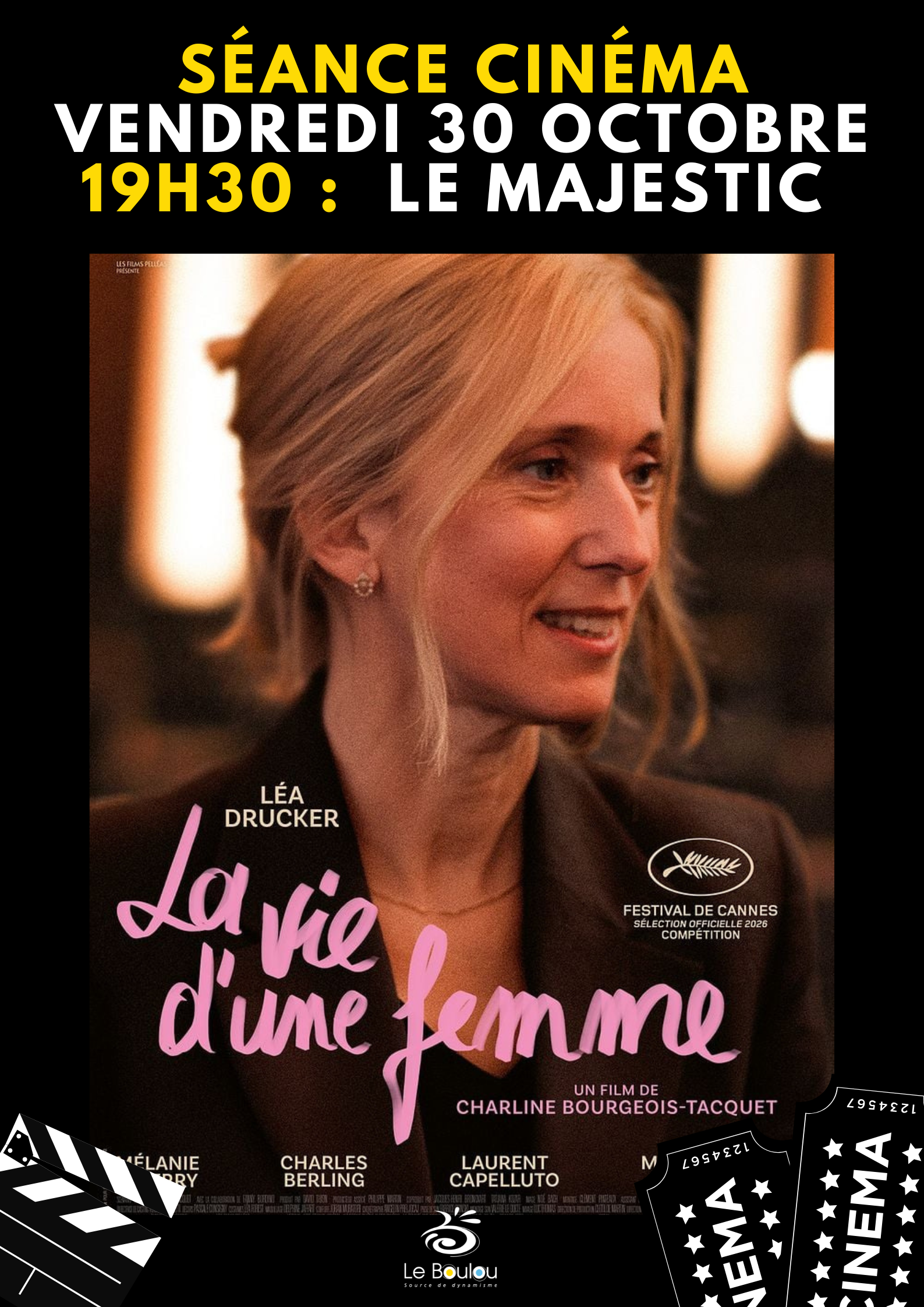 SÉANCE DE CINÉMA "LA VIE D'UNE FEMME"