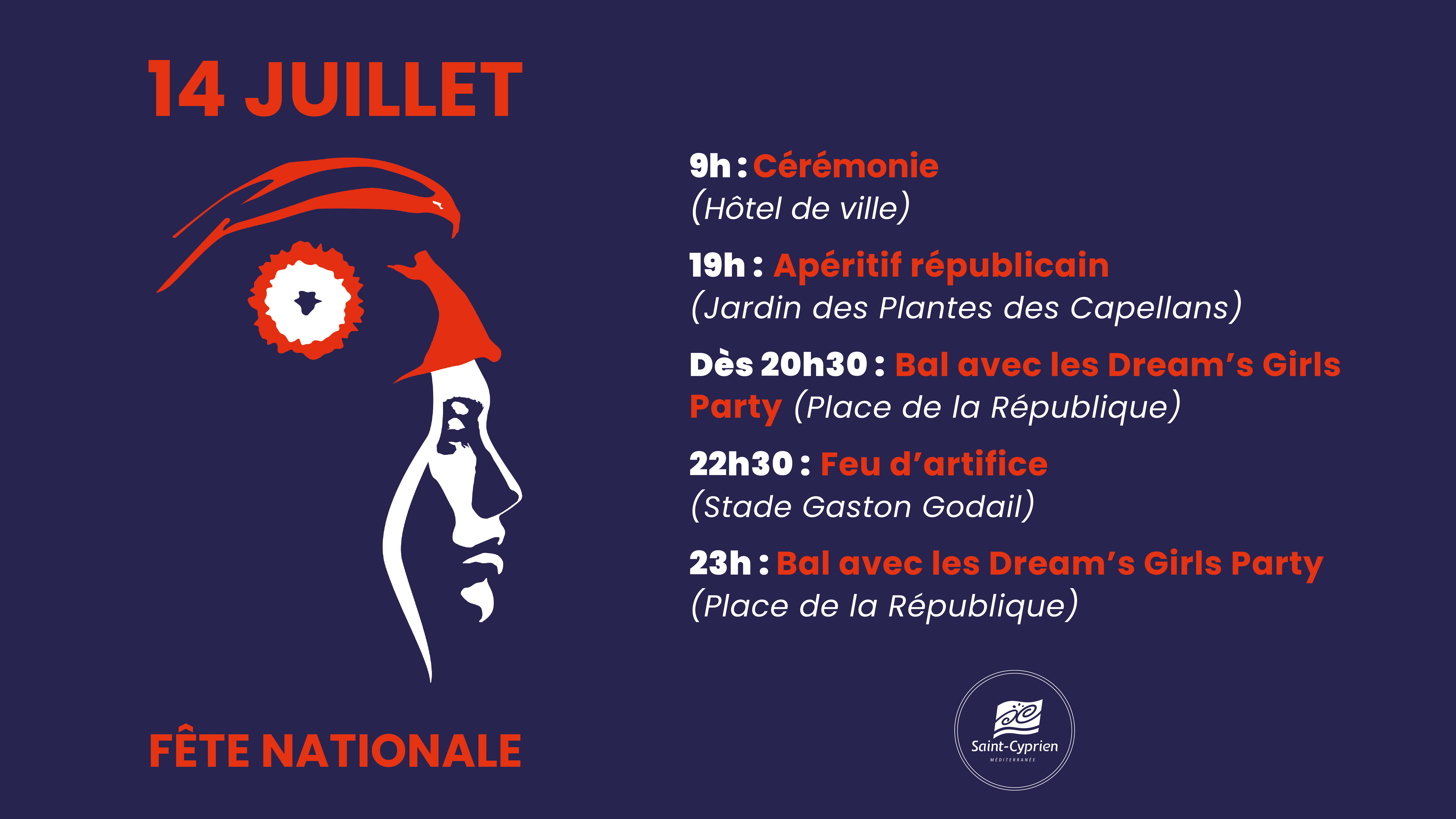 FÊTE NATIONALE BAL DU 14 JUILLET