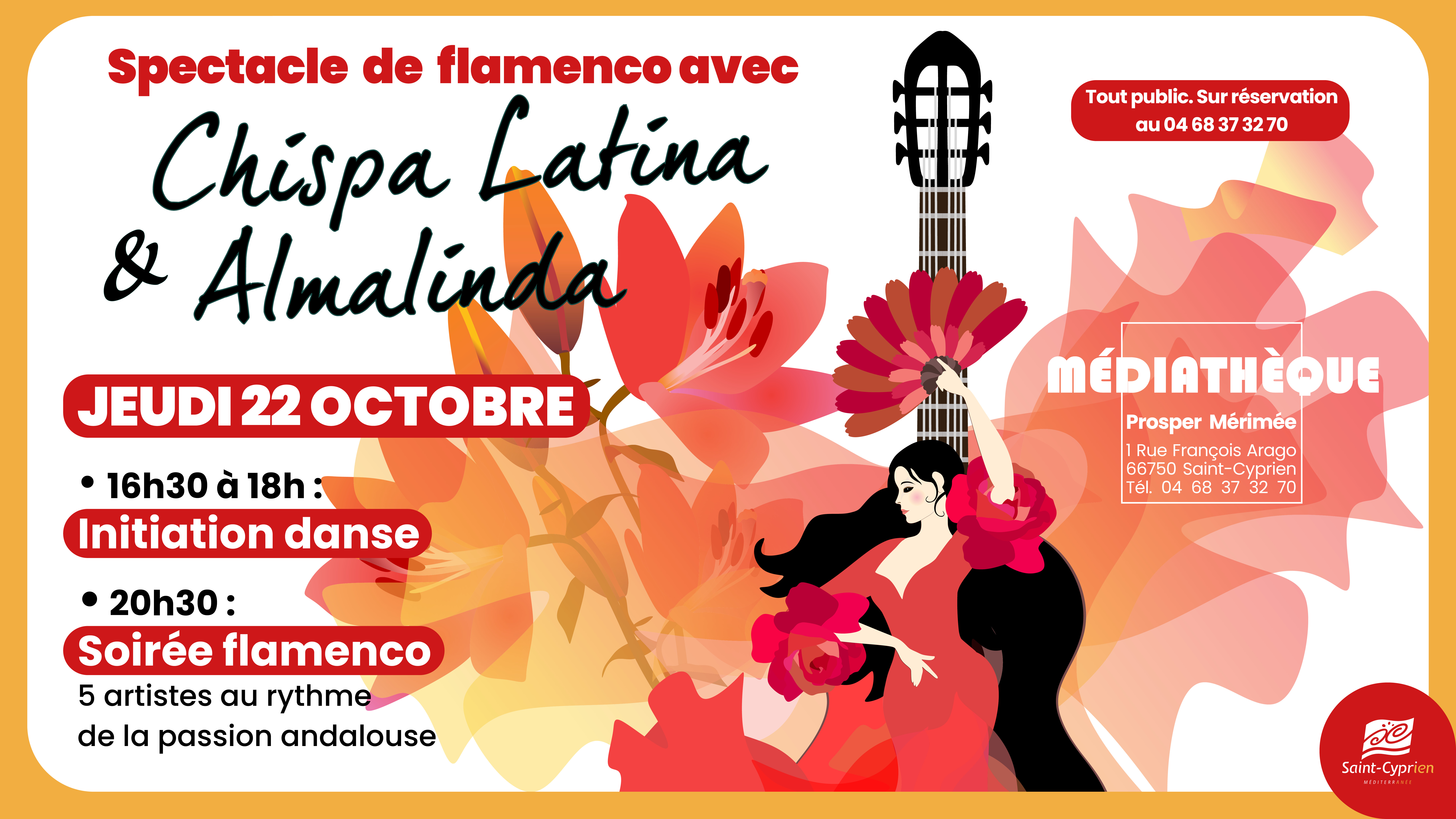 INITIATION DANSE FLAMENCO AVEC CHISPA LATINA & ALMALINDA