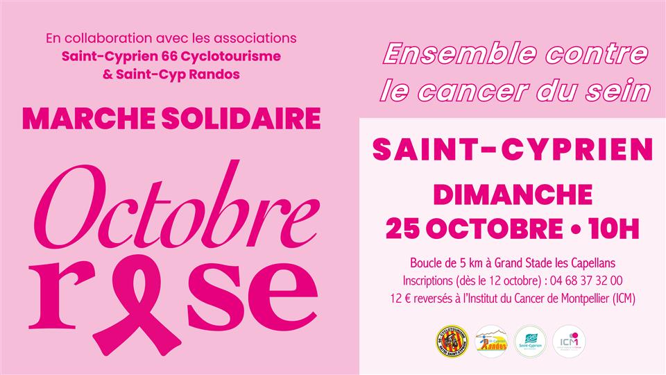 Marche solidaire pour octobre rose