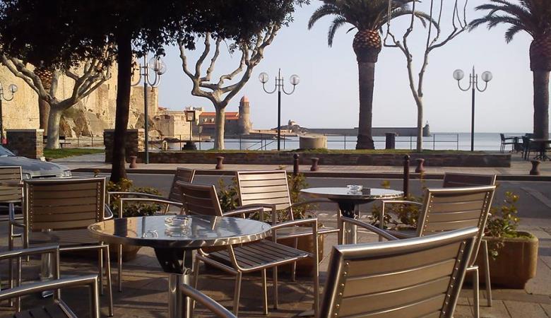 La Cave à Féfé - Collioure - Terrasse et vue