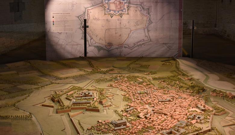 La Poudrière - Le plan-relief de Perpignan