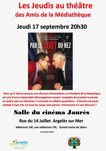 Les jeudis au théâtre des amis de la médiathèque