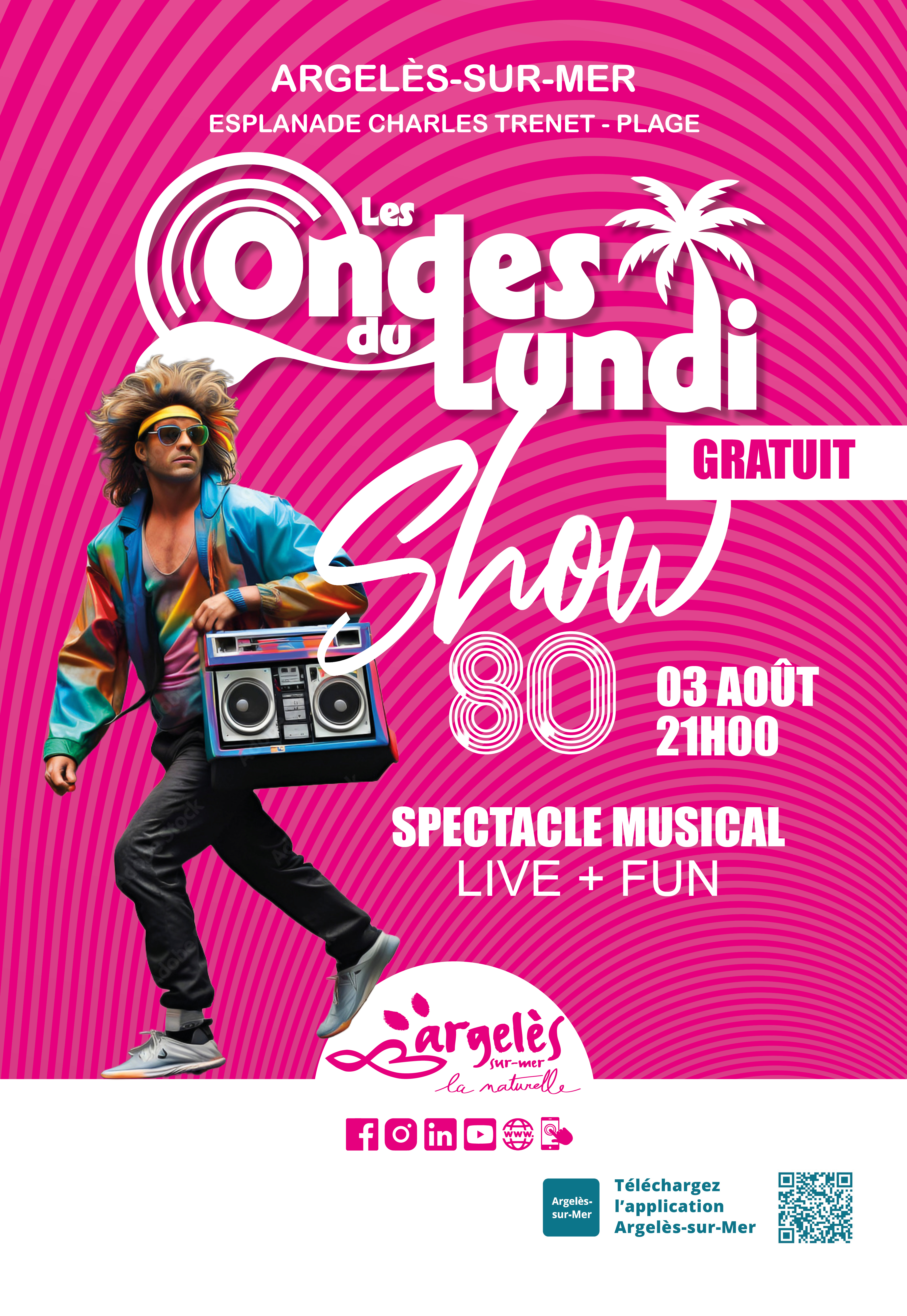 Les ondes du lundi show 80