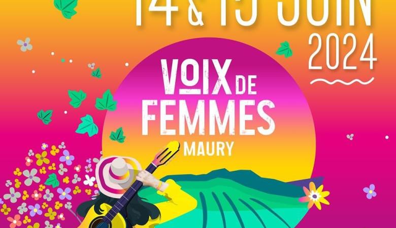 Logo et Dates - Festival Voix de Femme 2024