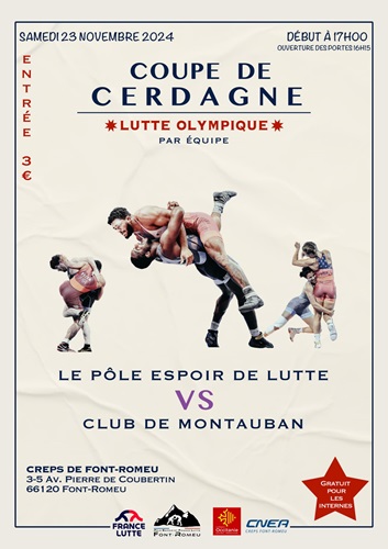 COUPE DE CERDAGNE LUTTE OLYMPIQUE