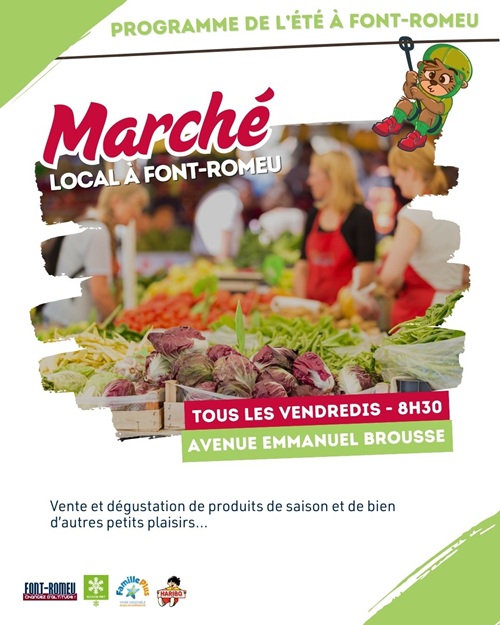 MARCHÉ LOCAL À FONT-ROMEU