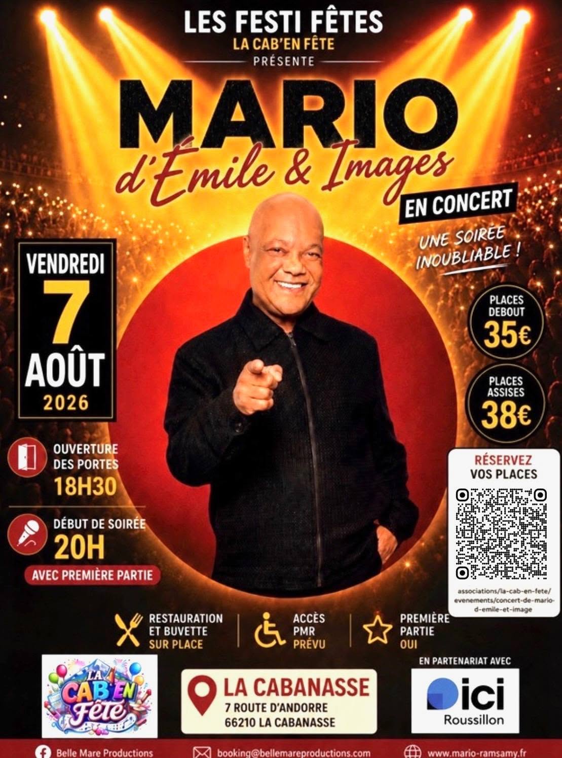 MARIO D&rsquo;EMILE ET IMAGES EN CONCERT