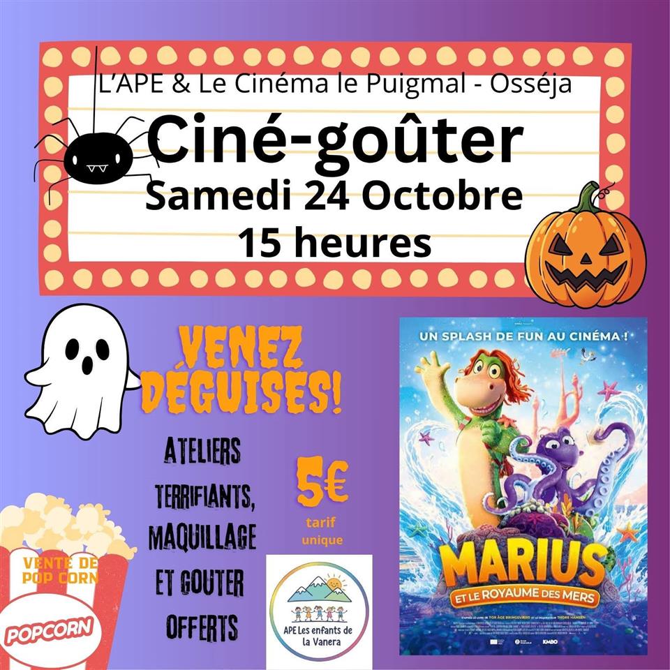 Cinéma Osséja - ciné goûter - marius et le royaume des mers