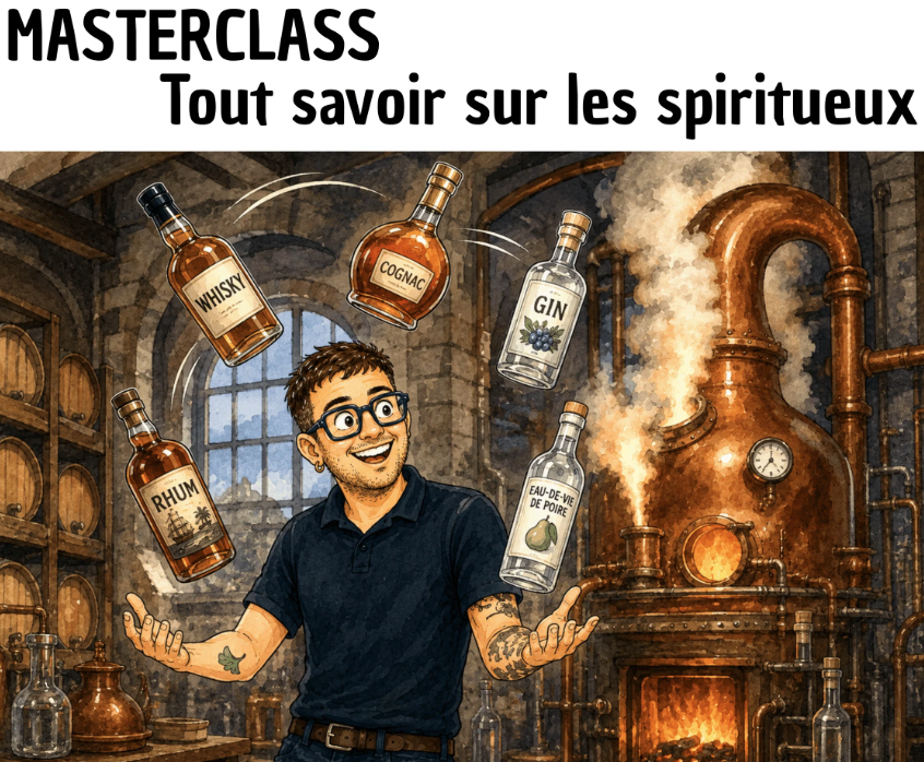 MASTERCLASS TOUT SAVOIR SUR LES SPIRITUEUX