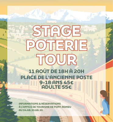 STAGE POTERIE TOUR  – MARDI 11 AOÛT