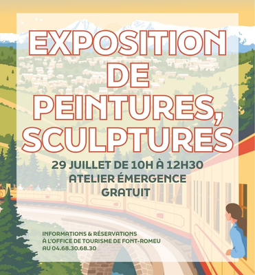 EXPOSITION DE PEINTURES SCULPTURES – MERCREDI 29 JUILLET
