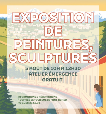EXPOSITION DE PEINTURES SCULPTURES – MERCREDI 5 AOÛT