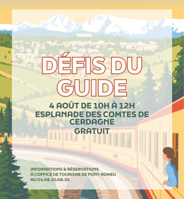 Défis du guide - mardi 4 août