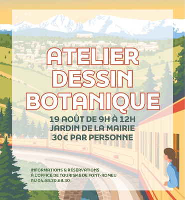 ATELIER DESSIN BOTANIQUE – MERCREDI 19 AOÛT