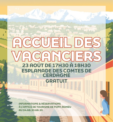 ACCUEIL DES VACANCIERS – DIMANCHE 23 AOÛT 2026