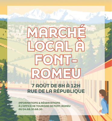 MARCHÉ LOCAL DE FONT-ROMEU – VENDREDI 7 AOÛT