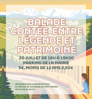 Balade contée entre légendes et patrimoine - lundi 20 juillet