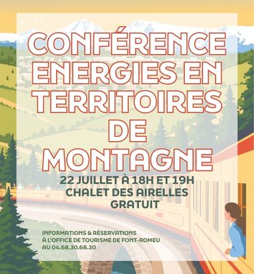 CONFÉRENCE ENERGIES EN TERRITOIRES DE MONTAGNE