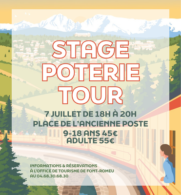 STAGE POTERIE TOUR – 7 JUILLET