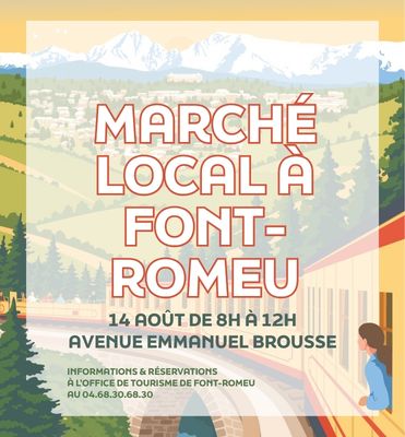 MARCHÉ LOCAL DE FONT-ROMEU – VENDREDI 14 AOÛT