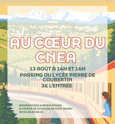AU CŒUR DU CREPS CNEA – JEUDI 13 AOÛT