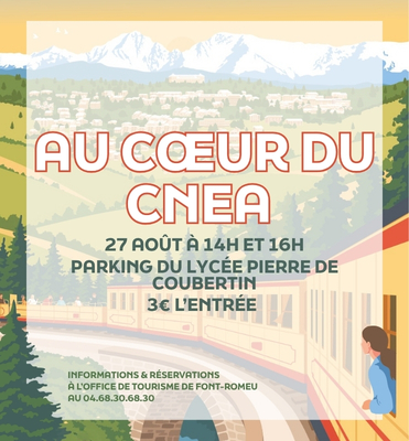AU CŒUR DU CREPS CNEA – JEUDI 27 AOÛT
