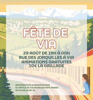 FÊTE DE VIA – SAMEDI 29 AOÛT