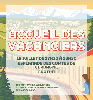 ACCUEIL DES VACANCIERS – DIMANCHE 19 JUILLET 2026
