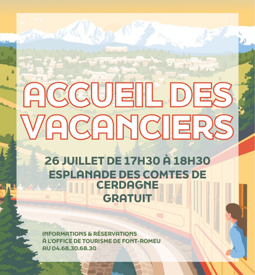 ACCUEIL DES VACANCIERS – DIMANCHE 26 JUILLET 2026