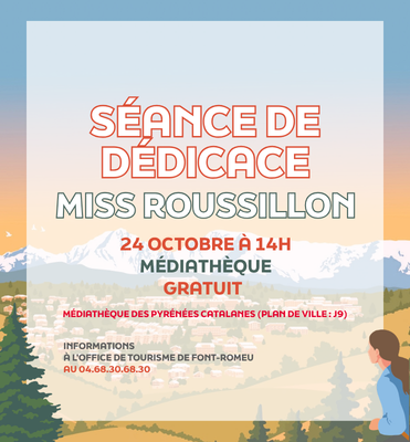 Seance de dédicace miss roussillon - 24 octobre