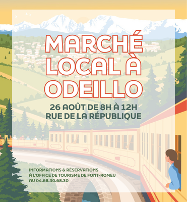 MARCHÉ LOCAL À ODEILLO – MERCREDI 26 AOÛT