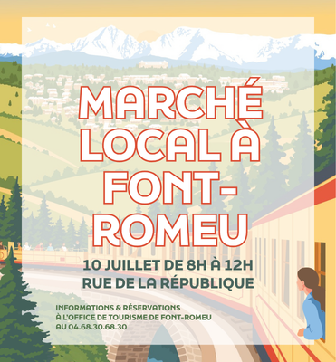 MARCHÉ LOCAL DE FONT-ROMEU – VENDREDI 10 JUILLET