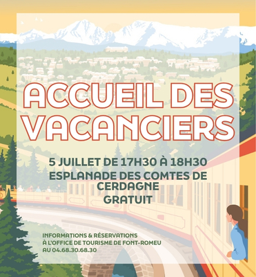 ACCUEIL DES VACANCIERS – 05 JUILLET