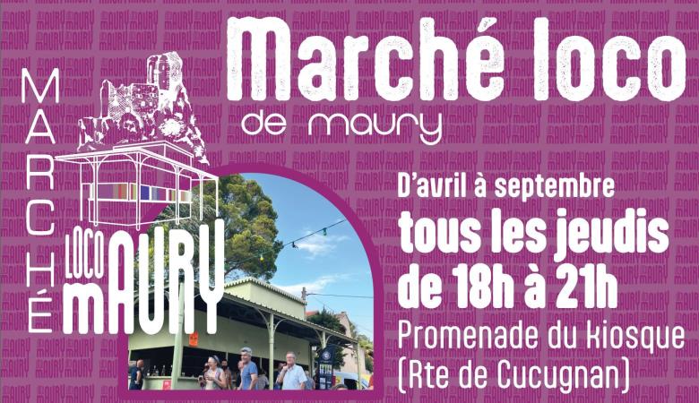Marché loco de Maury Marché loco de Maury