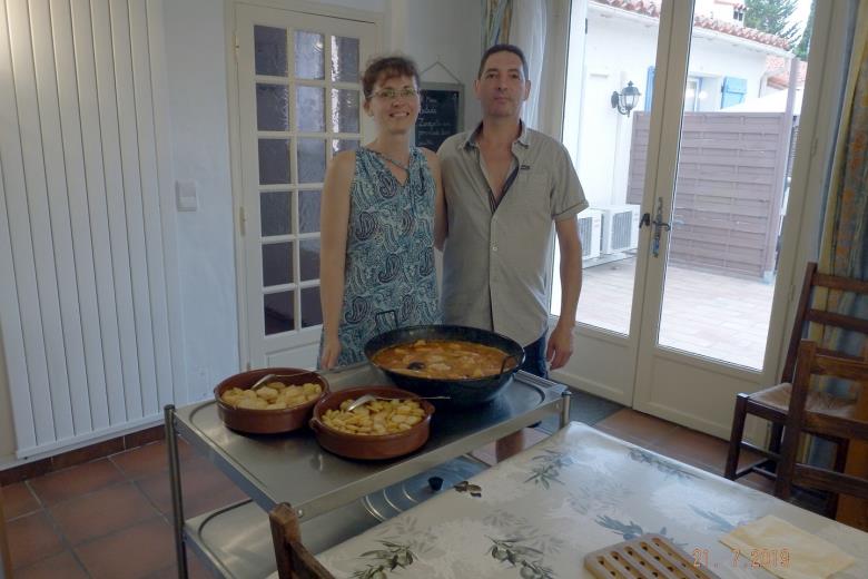Mas des Palmiers Hôtes-Nathalie et Vincent chb