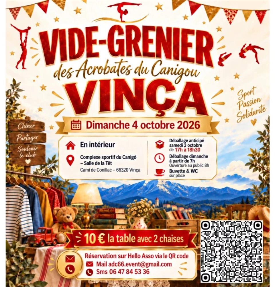 Vide grenier à Vinça