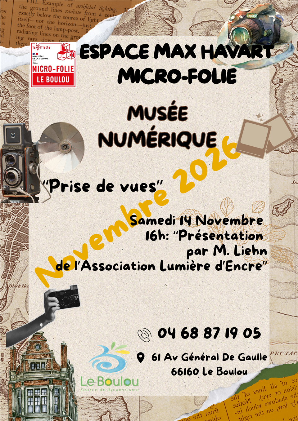 Musée numérique "prise de vues"