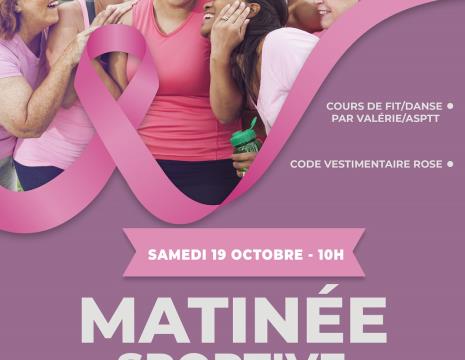 MATINÉE SPORTIVE - OCTOBRE ROSE