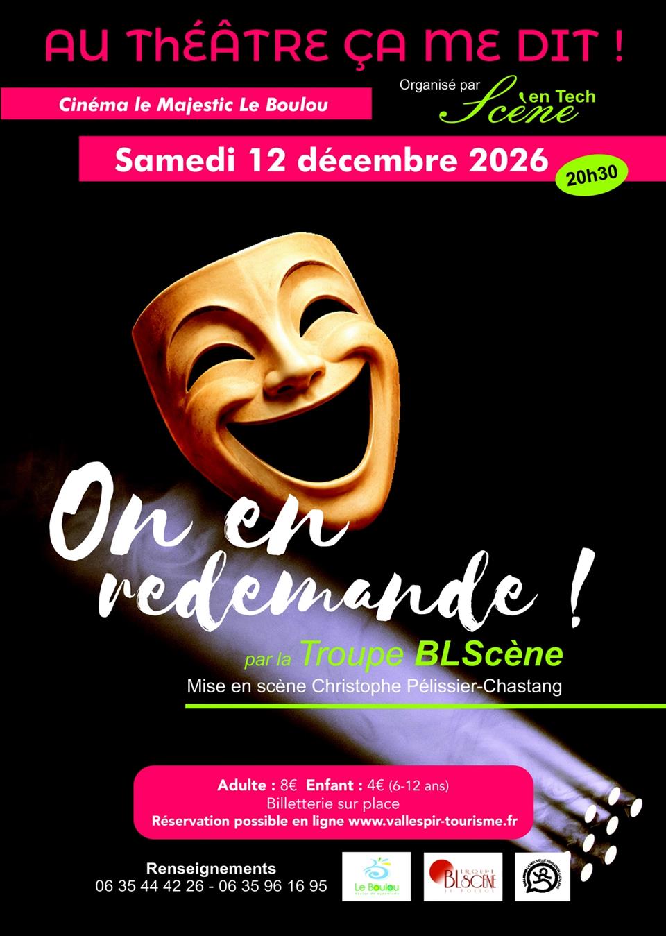 Théâtre - "on en redemande!" Par la troupe blscène